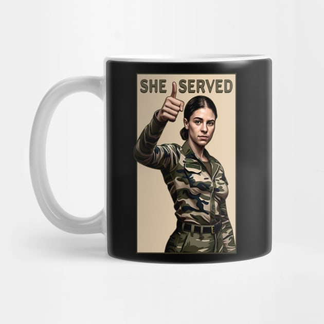 She Served Woman Veteran by triggerleo